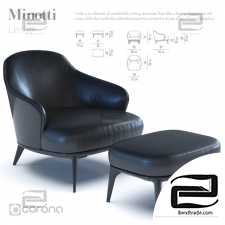 Armchair Armchair Minotti Leslie 08