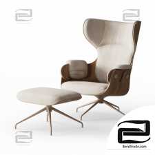 Armchair BD Barcelona Design LOUNGE Chair