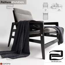 Armchair Armchair POLIFORM Ipanema