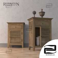 Curbstone Restoration Hardware SHUTTER Cabinet