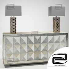 Curbstone cabinet by jonathan adler