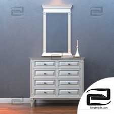 Chest of drawers Chest of drawers Cara Hardwood Small