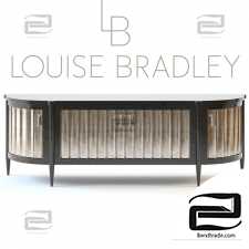 Cabinets, dressers Sideboards, chests of drawers Louise Bradley, Demi Lune silver leaf