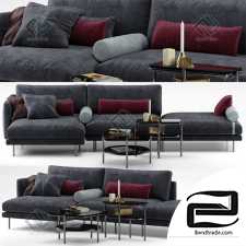 Sofa Sofa Mies Calligaris