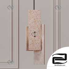 Hanging lamp Remodern Bentu Terrazzo Hanging lamp