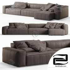 NeoWall Leather Corner Sofa by Living Divani