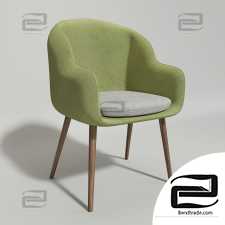 Green dining chair