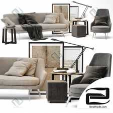 Sofa Sofa Flexform Guscio