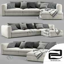 Sofa Sofa Poliform Dune Chaise Longue