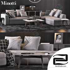 Sofa Sofa Minotti Set 30