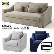 Sofa&chair Ikea FARLOV