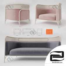 Sofa Sofa Gebruder Thonet Vienna Targa