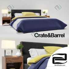 Bed Crate&Barrel Tate King