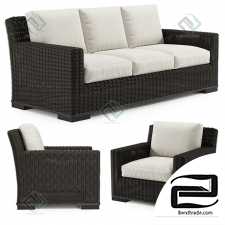 Sofa Sofa Rustic Woven Lounge Chair