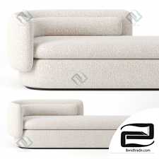 Sofa Sofa Group Chaise Lounge by Philippe