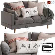 Sofa Sofa Temple and Webster Silas 2 Seater