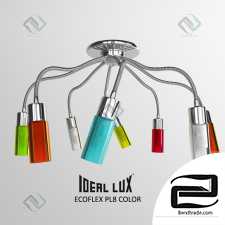 Hanging lamp IDEAL LUX ECOFLEX PL8 COLOR pendant lamp