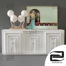 Chest of drawers Chest of drawers Art Deco Door Credenza