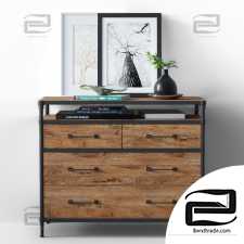 Chest of drawers Chest of drawers Juno wood dresser