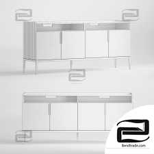 Metropolitan Dantone home MC-BSC-4DR_1 Media Console