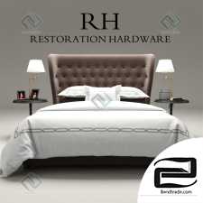 Bed Bed Restoration Hardware Churchill Fabric