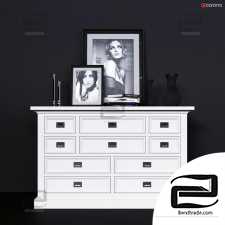 Chest of drawers Chest of drawers Dantone Home Oxford White