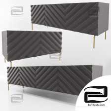 Console Console Decor Chevron Anthrazit