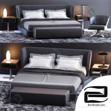 Bed Bed MINOTTI CREED