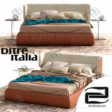 Bed Bed Ditre Italia CLAIRE