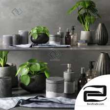 Bathroom decor decor set 03