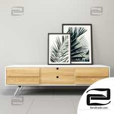 Sideboard with decor 07