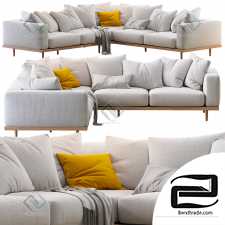 Sofa Newport 3-Piece L-Shaped Sectional Sofa