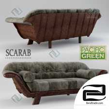 Sofa Sofa Scarab Pacific Green