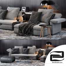 Sofa Sofa Minotti Collar 30