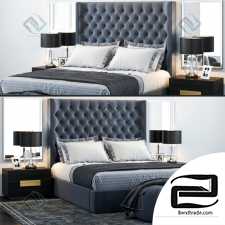 Bed Bed Restoration Hardware Zadie Tufted