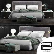 Bed Bed Minotti Curtis