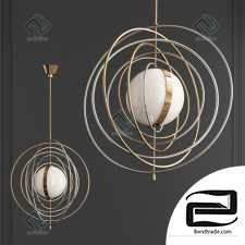 Electrum kinetic CHANDELIER pendant lamp