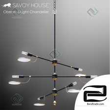 Hanging Lamp Savoy House Oberyn 6 Light Chandelier