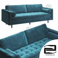 Sofa Sofa Article Pacific Blue Sven