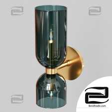 Lightmaker Studio Edie Sconce emerald & smok