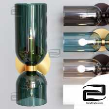 Lightmaker Studio Edie Sconce emerald & smok