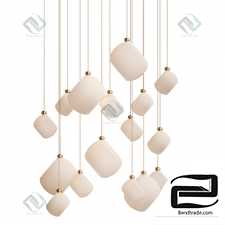 Hanging lamp crystal ball pendant lamp