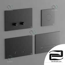 Bathroom decor Flush plates CEA WC PLATES