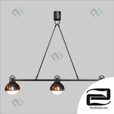 Hanging lamp 3 ARC ISLAND pendant lamp