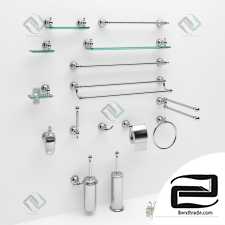 Decor for the bathroom delphi accessory set