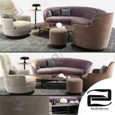 Minotti Sofa And ArmChair