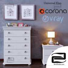 Chest of drawers Universal Elan