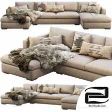 Sofa Sofa RH Modena Taper Arm U-Chaise sectional