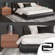 Bed Bed Poliform Bolton 05