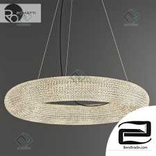 Hanging lamp Hanging lamp Romatti Crystal Halo Restoration Hardware